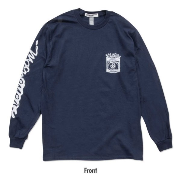Photo5: MOON Paint Can Long Sleeve T-shirt (5)