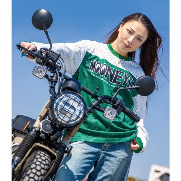 Photo3: MOON Mesh Moto Jersey (3)