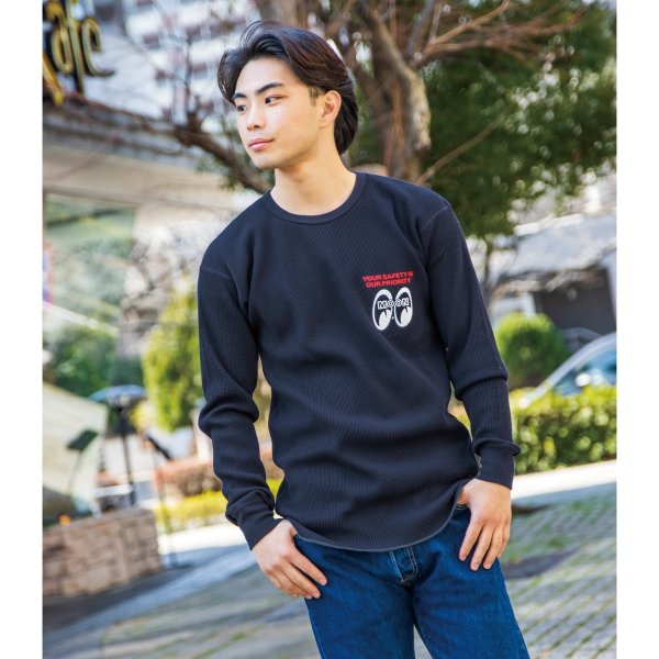 Photo3: MOON Yokohama Thermal Long Sleeve T-shirt (3)
