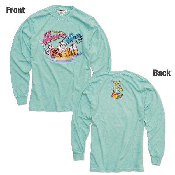 Photo2: MOON Cafe Banana Split Long Sleeve T-shirt (2)