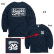 Photo2: MOON 40th Anniv. Plaque Design Long Sleeve T-shirt (2)