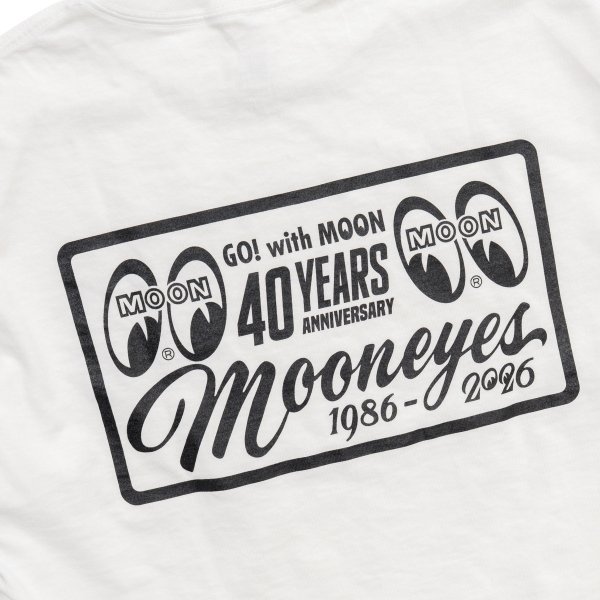 Photo5: MOON 40th Anniv. Plaque Design Long Sleeve T-shirt (5)