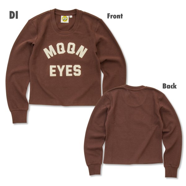 Photo4: Ladies MOONEYES Rib Long Sleeve T-shirt (4)