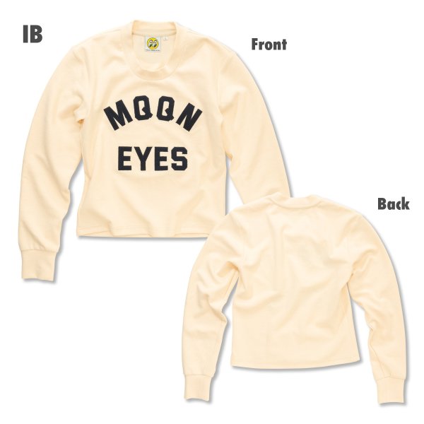 Photo6: Ladies MOONEYES Rib Long Sleeve T-shirt (6)
