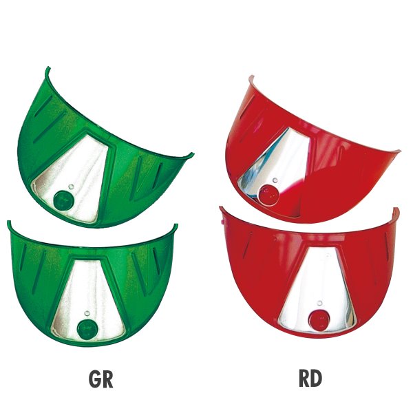 Photo2: Color Head Light Visor (2)