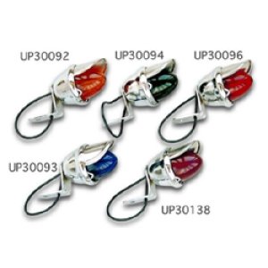 Photo: Chrome Single Mini Light (Blue Lens)