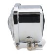 Photo4: Chrome Triangle Motorcycle Headlight (4)