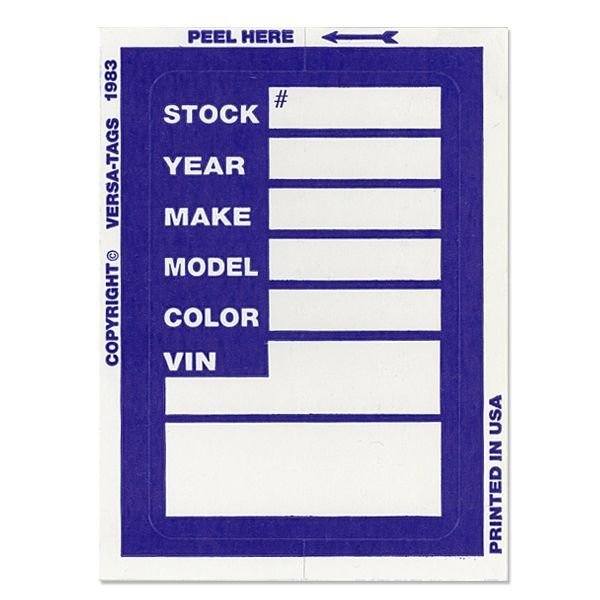 Photo4: Dealer Supply Window Sticker (4)
