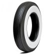 Photo1: Autobahn "R" Bias Style White Wall Radial Tire 5.00 x 16 Inch (1)