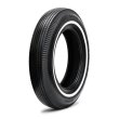 Photo1: Autobahn "R" Bias Style White ribbon Radial Tire 5.60 x 15 Inch (1)
