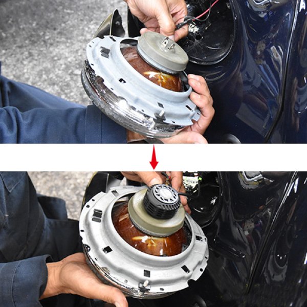 Photo3: LED headlight KIT 12V H4 3 point type (3)