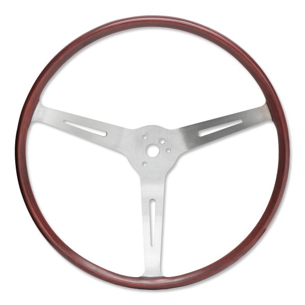 Photo1: FLAT4 GT Wood Steering Wheel (1)