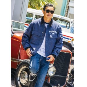 Photo: MOON Herringbone Denim Jacket