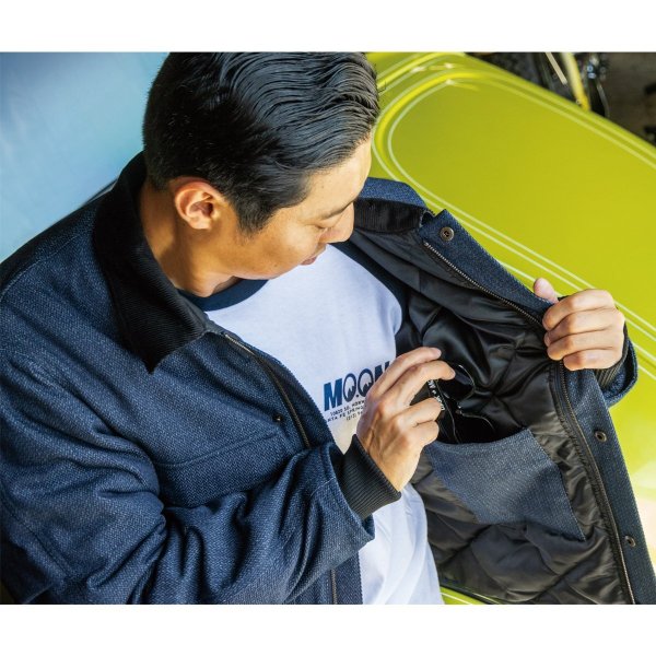 Photo4: MOON Herringbone Denim Jacket (4)