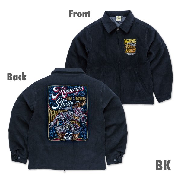 Photo10: MOON Sign & Pinstriping Studio 26 Corduroy Storm Collar Jacket (10)