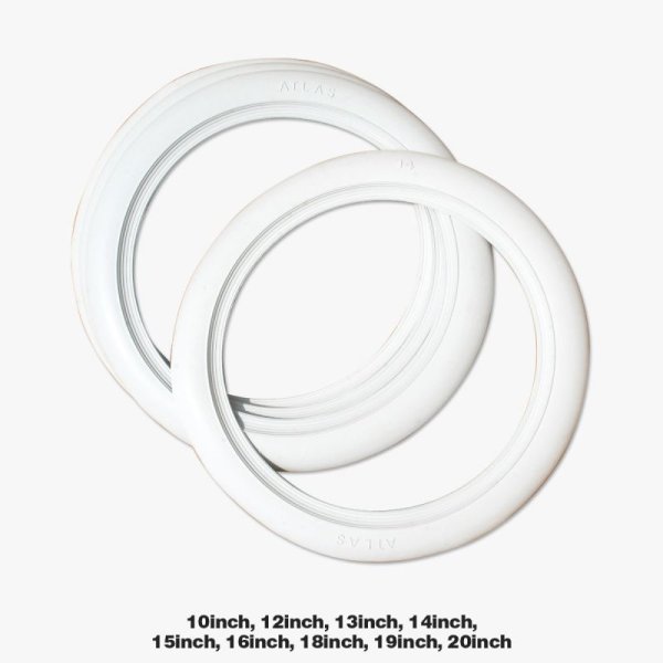 Photo1: White Ribbon Port-O-Wall (1)