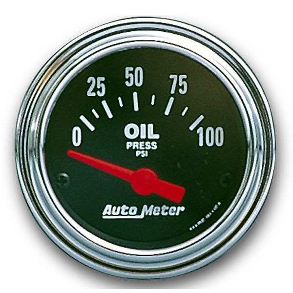 Photo1: Performance Traditional  Gauge Oil Pressure  (0-80psi) (1)