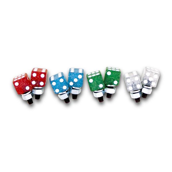 Photo1: Glitter Dice License Bolt (1)