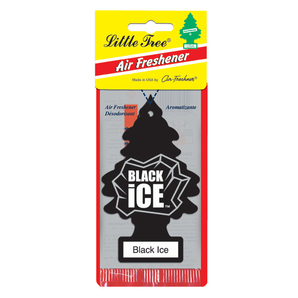 Photo1: Little Tree Air Freshener Black Ice (1)