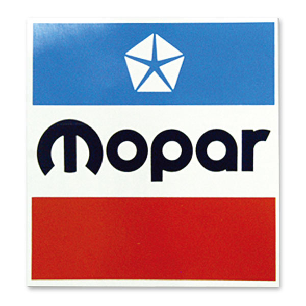 Photo1: HOT ROD Sticker MOPAR Square Sticker 6.5inch (1)
