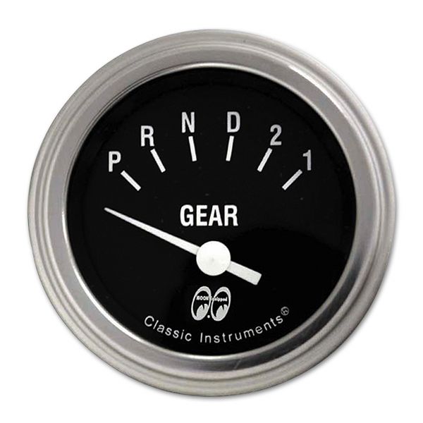 Photo1: MOON Equipped 2inch Gear Indicator 3 Speed  (Black) (1)
