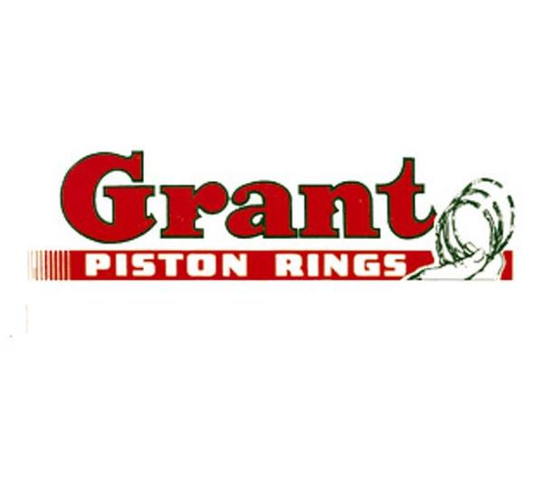 Photo1: HOT ROD Sticker Grant PISTON RINGS Sticker (1)