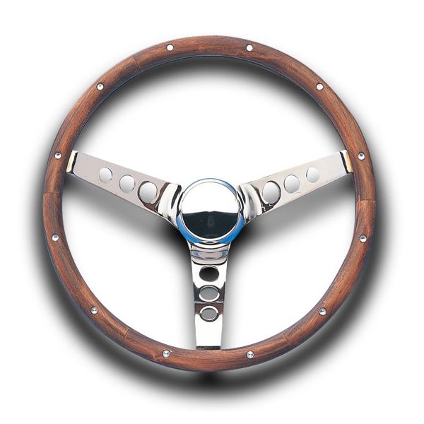 Photo1: Grant Classic Wood Model Steering Wheel 38cm (1)