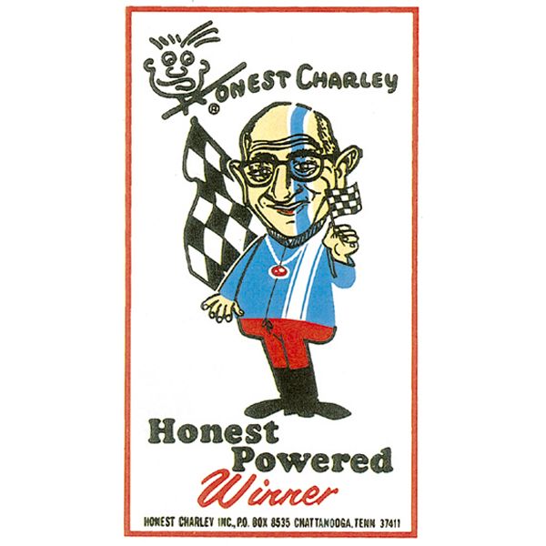 Photo1: HOT ROD Sticker HONEST CHARLIE POWERED Sticker (1)