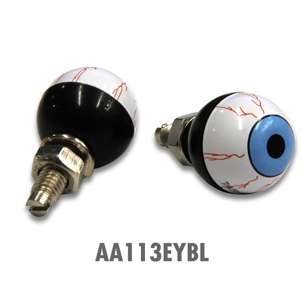 Photo1: License Bolt Eyeball Blue (1)