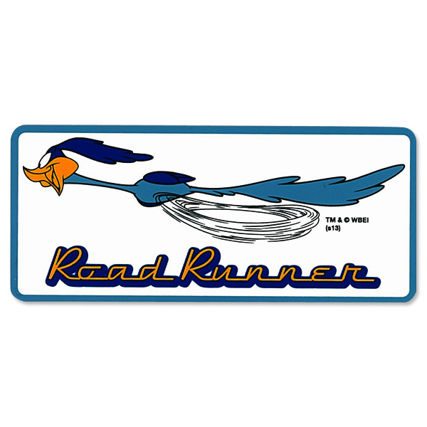 Photo1: Road Runner Decal: Running Square (1)
