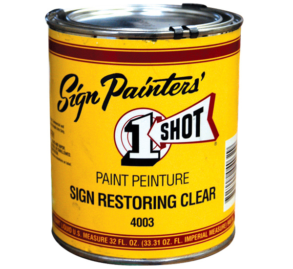 Photo1: 1 Shot Sign Restoring Clear 4003 (1)