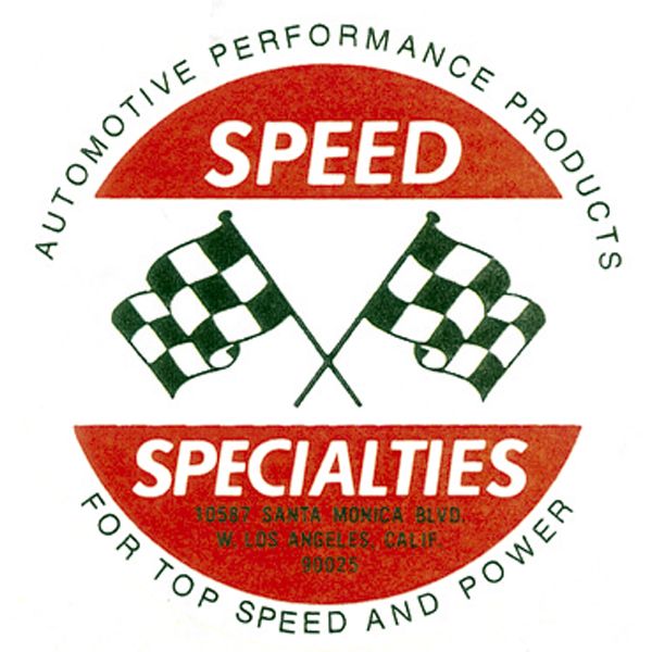 Photo1: HOT ROD Sticker SPEED SPECIALTIES Sticker (1)