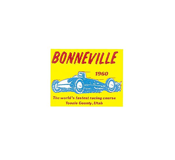 Photo1: HOT ROD Sticker BONNEVILLE 1960 Sticker (1)
