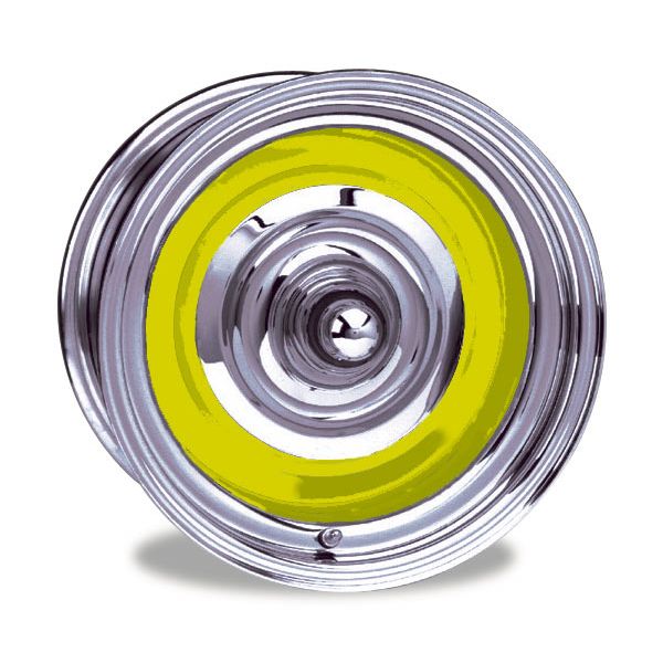 Photo1: Bullet Steel Wheel Chrome/Bare (1)