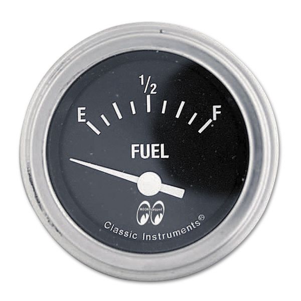 Photo1: MOON Equipped 2inch Fuel Level 230F-33E  (Black) (1)