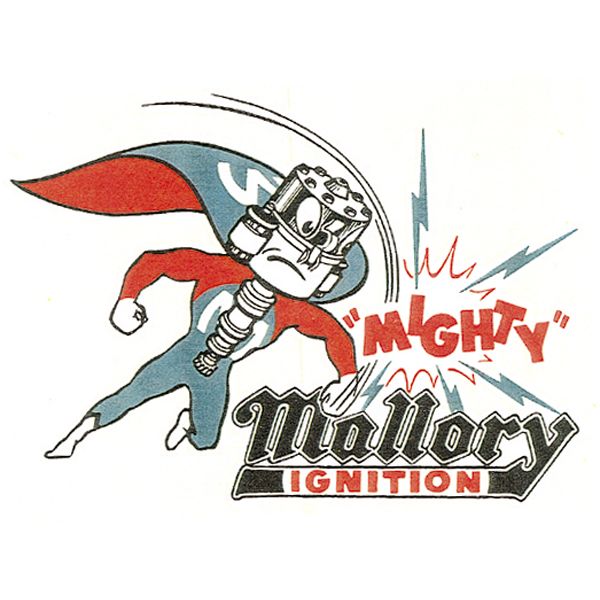 Photo1: HOT ROD Sticker Mallory IGNITION Sticker (1)