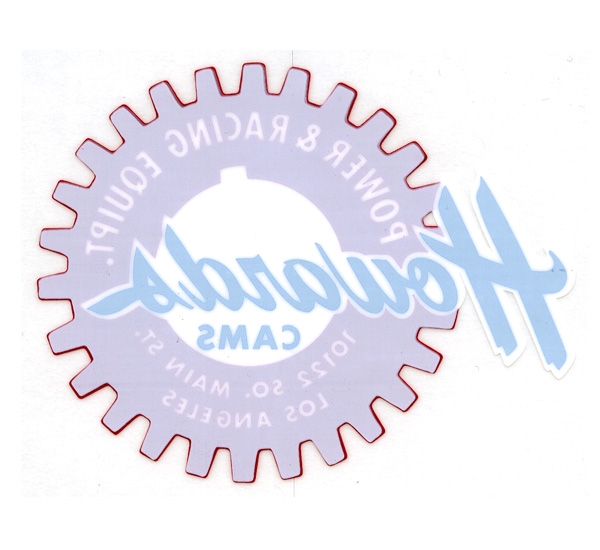 Photo1: HOT ROD Sticker Howards Racing Cam 1961 Decal (1)