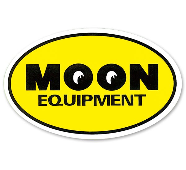 Photo1: MOON Equipment Oval Sticker (1)