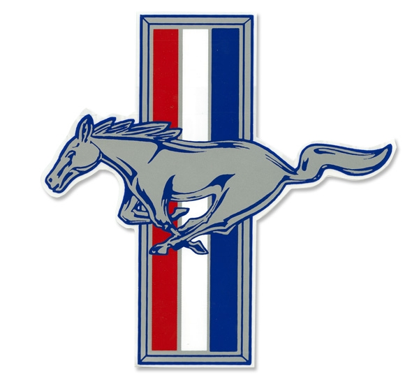 Photo1: HOT ROD Sticker MUSTANG Sticker (1)