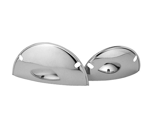 Photo1: Head Light Half Shields for Two Round Lamp (1)