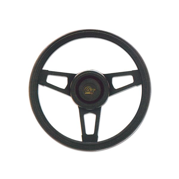 Photo1: Grant Challenger Foam Grip Black 3 Spoke 34cm (1)