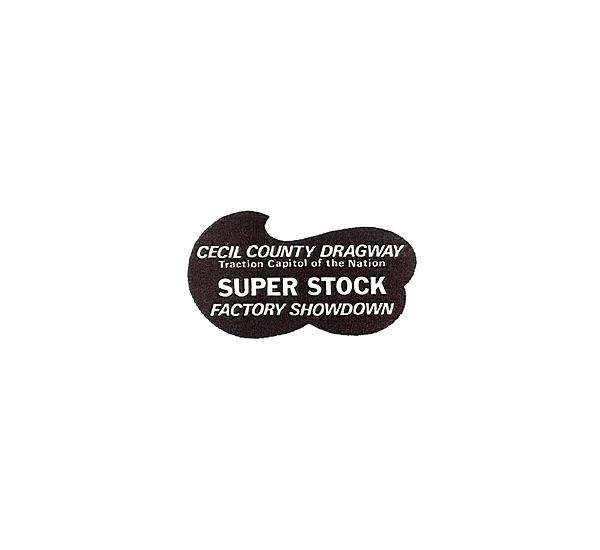 Photo1: HOT ROD Sticker SUPER STOCK Sticker (1)