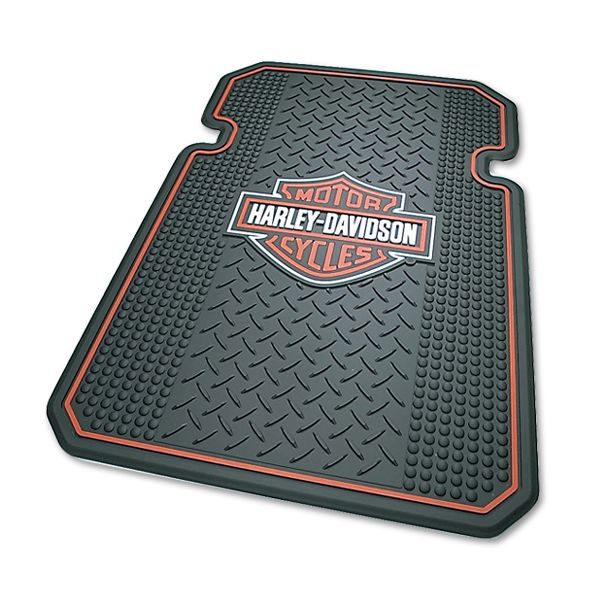 Photo1: HARLEY-DAVIDSON Rubber Floor Mat (1)