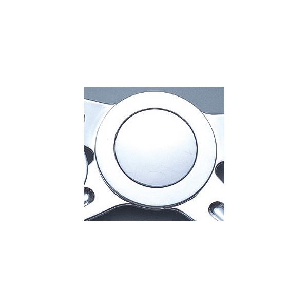 Photo1: Lecarra Billet Full Cover Flat Horn Cap (1)