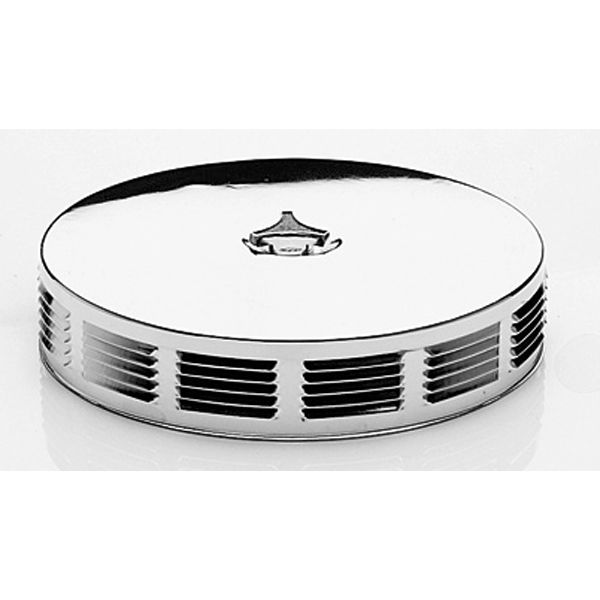 Photo1: Chromed Louvered Air Cleaner (1)