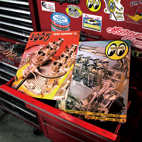 Photo: Moon Vintage Sign Plate 1973 Back Cover