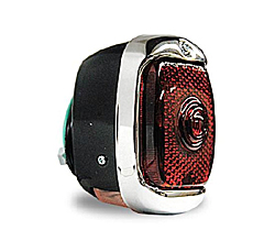 Photo1: Old School Tail Lamp for Motorcycle (1)