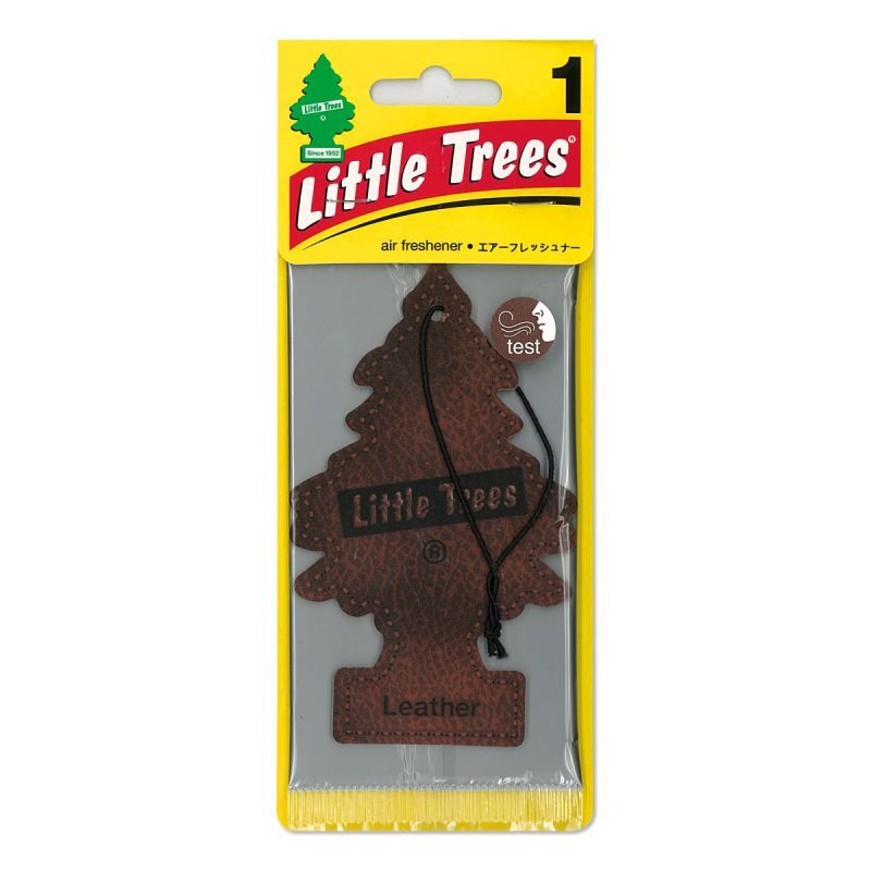 Photo1: Little Tree Air Freshener Leather (1)