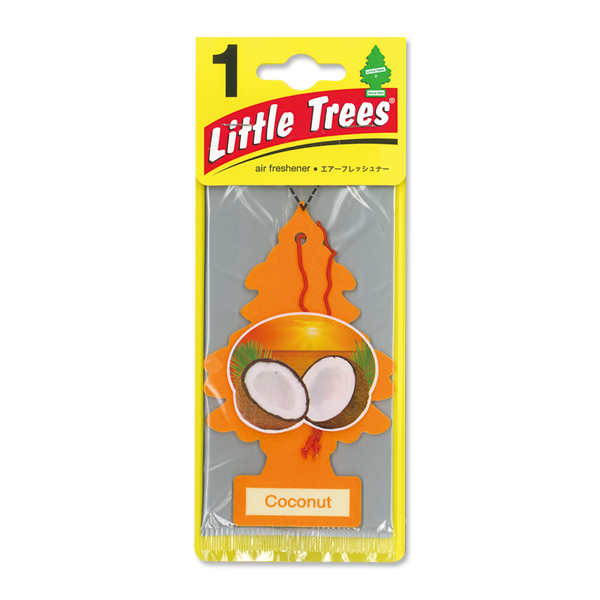 Photo1: Little Tree Air Freshener Coconut (1)