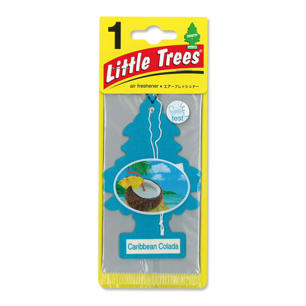Photo1: Little Tree Paper Air Freshener Caribbean Colada (1)
